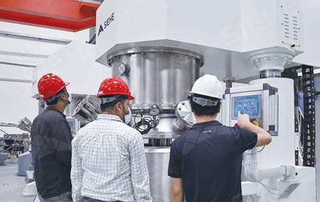 “德國(guó)瓦克”雙行星攪拌機(jī)順利驗(yàn)收