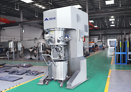 中試雙行星攪拌機順利安裝調(diào)試